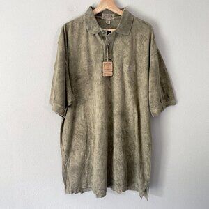 Vintage Fairway Blues Polo Shirt Safari Wash Men's XL USA